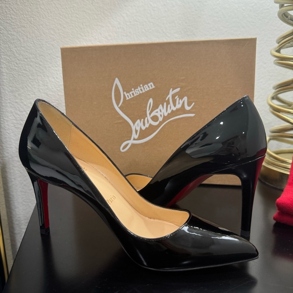 Christian Louboutin Pigalle Follies 85 Patent Black 36.5 - Picture 6 of 10